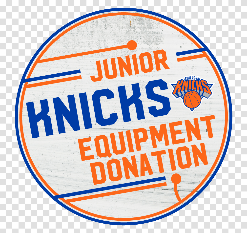 Junior Knicks New York Circle, Label, Text, Sticker, Logo Transparent Png
