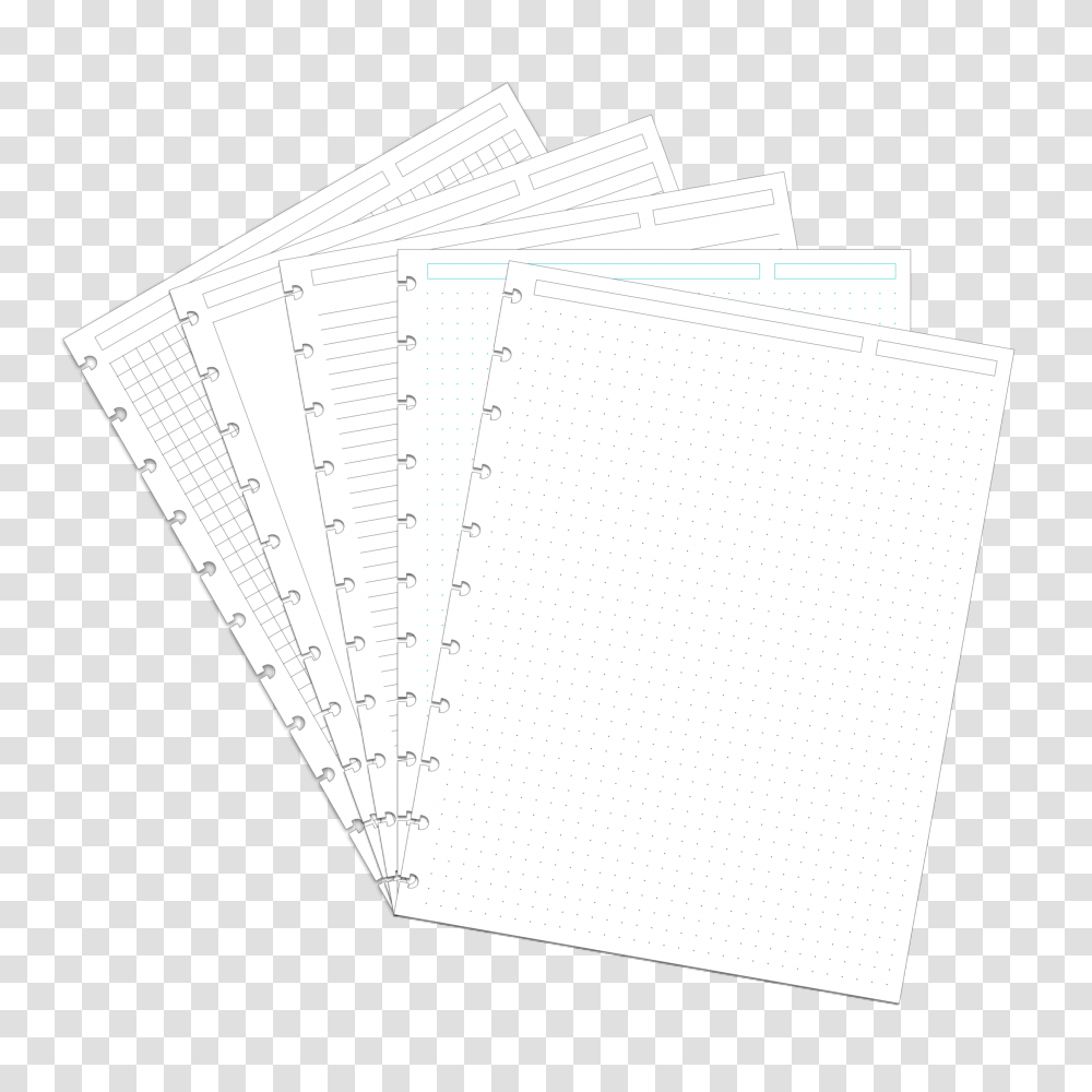 Junior Pure Dot Grid Sheets Eleven Discs, Page, Paper, Document Transparent Png