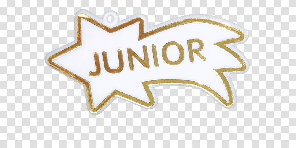 Junior Shooting Star 3 White Gold 12 Pc Pkg Automotive Decal, Label, Text, Sticker, Word Transparent Png