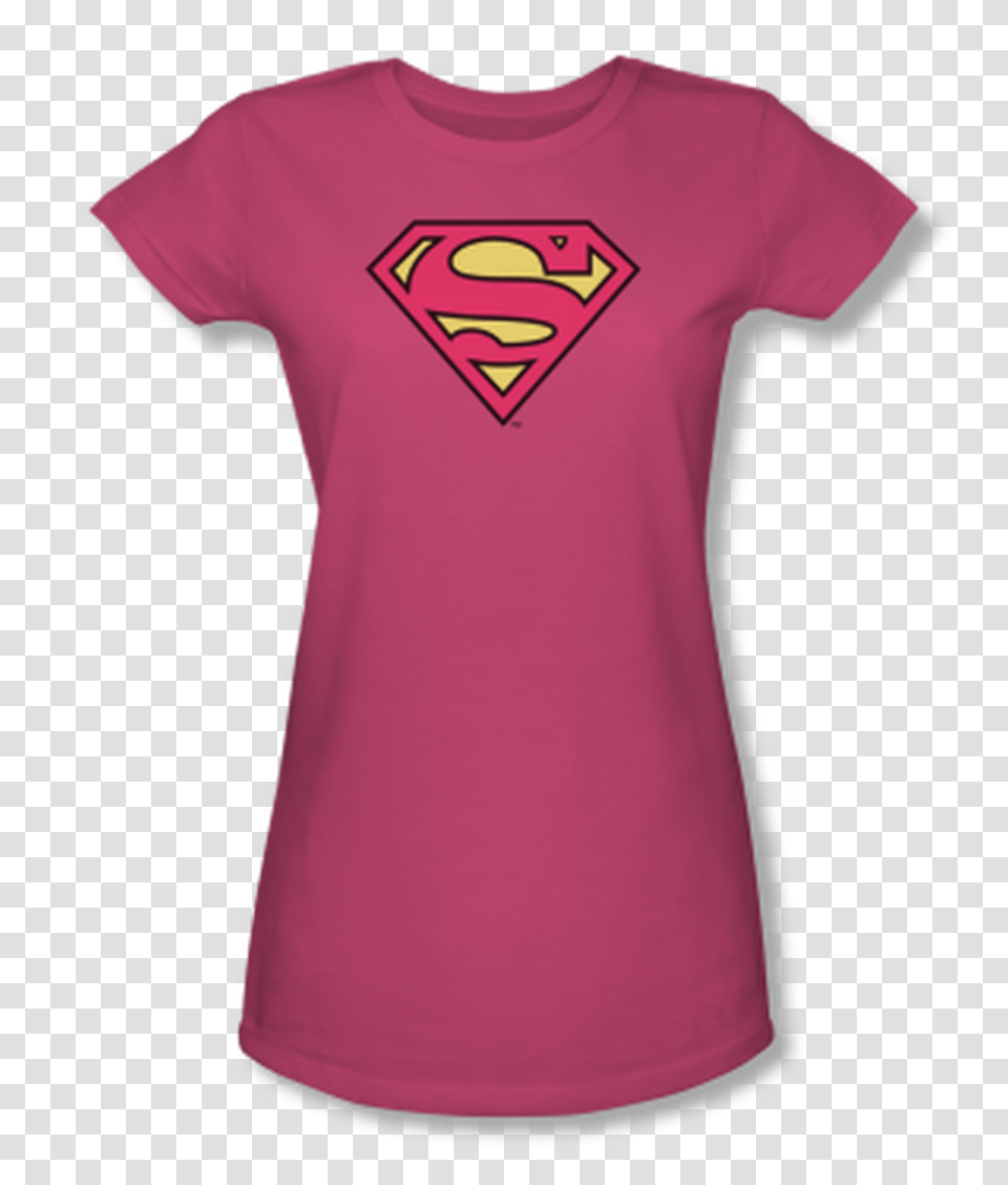 Juniors Cw Supergirl Up In The Sky Shirt With Black Back And Superman, Clothing, Apparel, T-Shirt, Sleeve Transparent Png