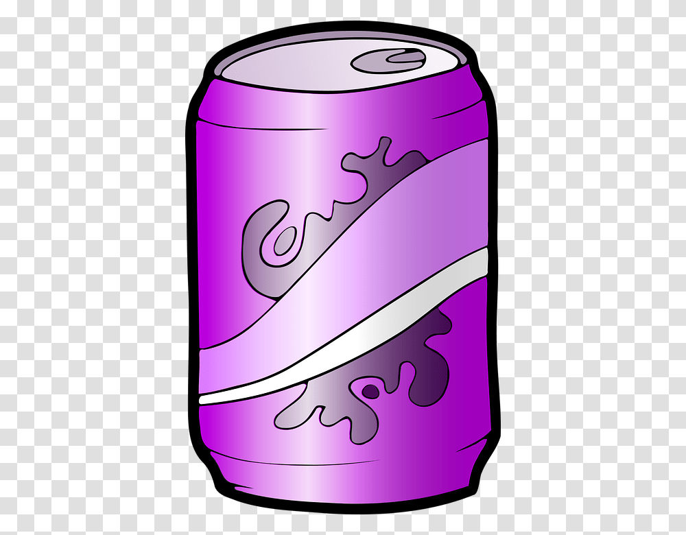 Junk Clipart Clipart Can Of Soda, Purple, Bottle, Label Transparent Png