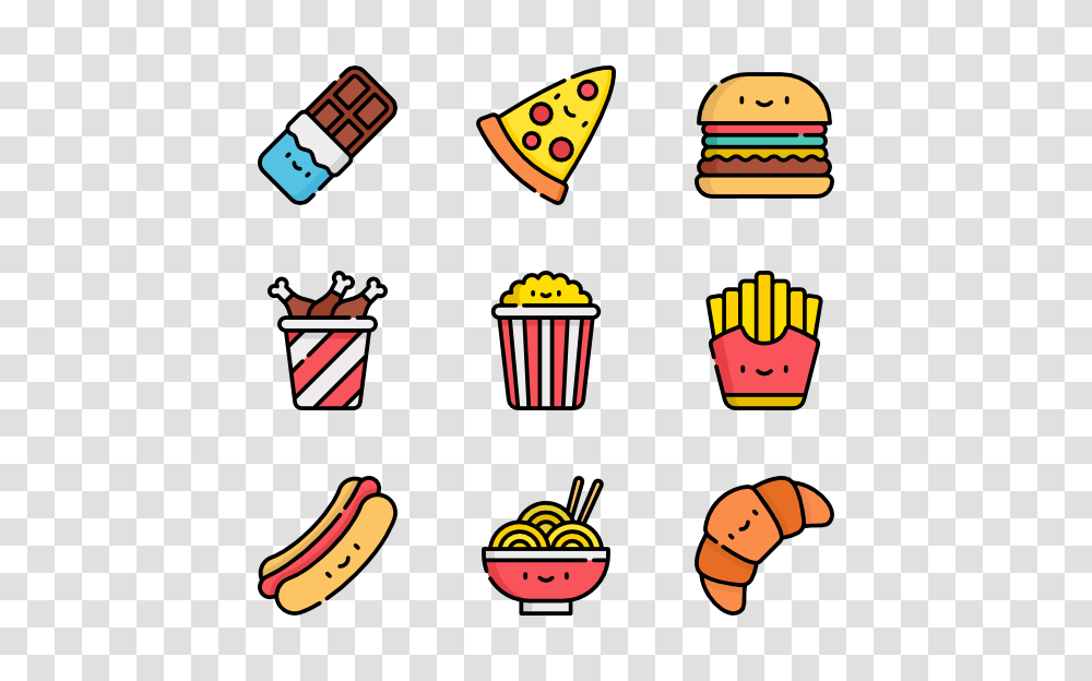 Junk Food Icon Packs, Label, Sweets, Cream Transparent Png