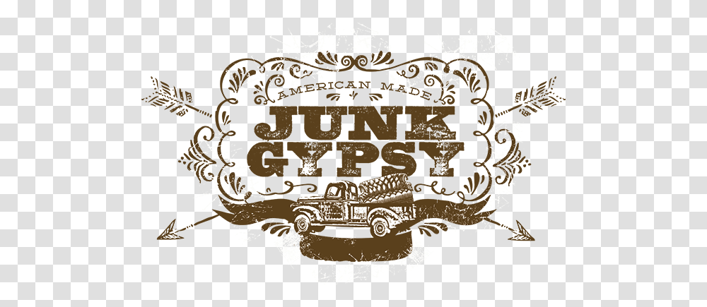 Junk Gypsy Logo Image Junk Gypsy Logo, Text, Graphics, Art, Advertisement Transparent Png