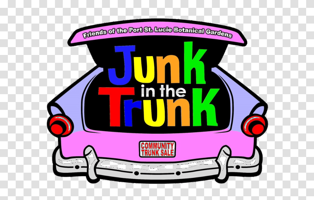 Junk In The Trunk Community Trunk Sale, Label, Bumper, Vehicle Transparent Png