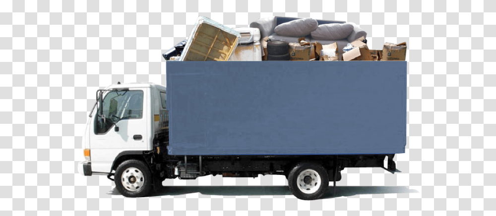 Junk Removal Services, Truck, Vehicle, Transportation, Trailer Truck Transparent Png