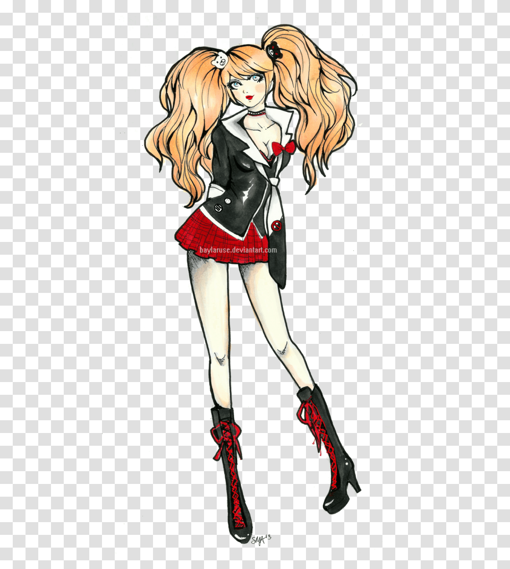 Junko Enoshima, Manga, Comics, Book, Person Transparent Png