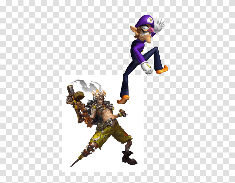 Junkrat X Waluigi Overwatch X Nintendo Overwatch, Person, Human, Toy Transparent Png