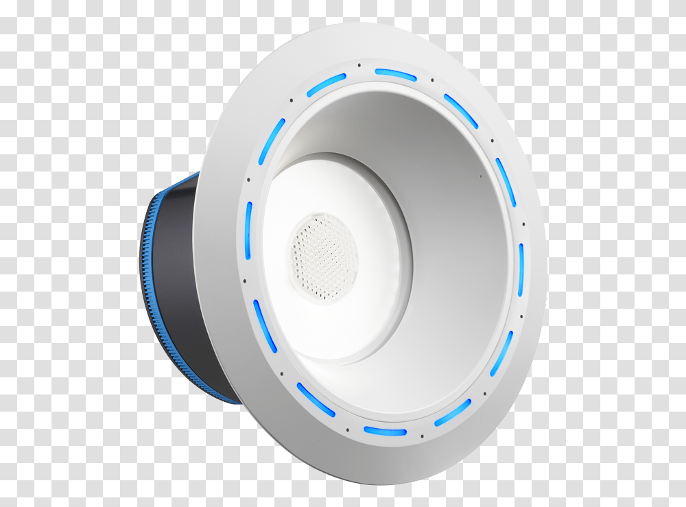 Juno J6ai Alxa White Cone Light On Circle, Lighting, Spotlight, LED, Porcelain Transparent Png