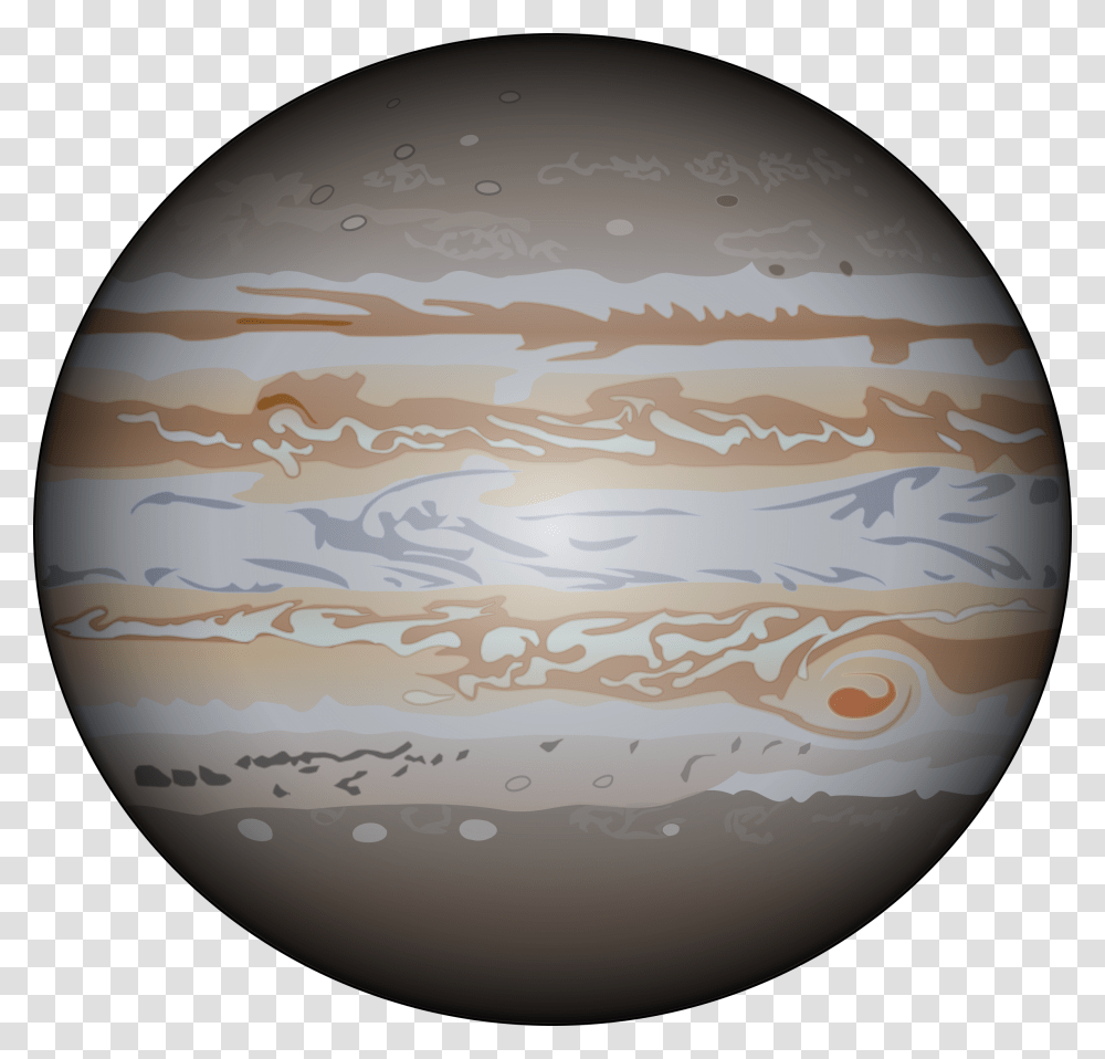 Jupiter Clipart Clip Art Planet Jupiter, Astronomy, Outer Space, Universe, Globe Transparent Png