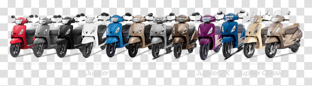 Jupiter Tvs Colours 2019, Vehicle, Transportation, Motor Scooter, Motorcycle Transparent Png