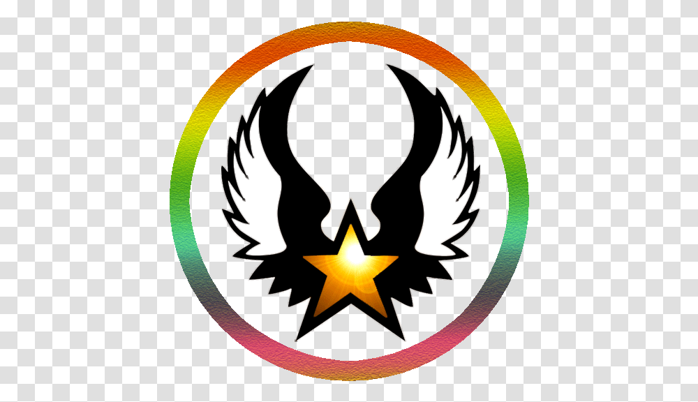 Jurado Premio Wclgbt Blue Star With Wings, Symbol, Star Symbol, Emblem Transparent Png