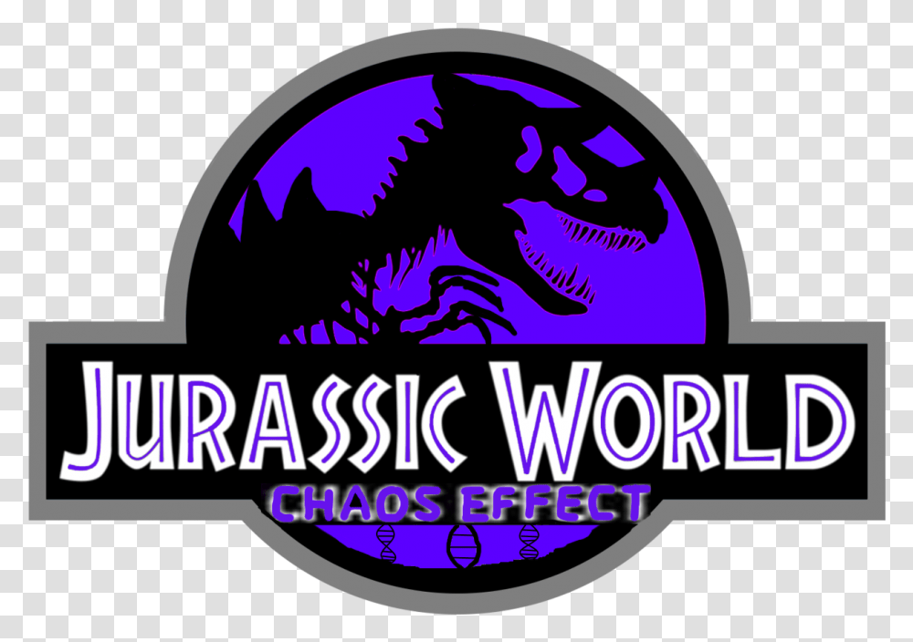 Jurassic Park Chaos Effect Logo, Poster, Advertisement, Word Transparent Png