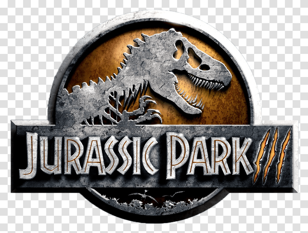 Jurassic Park Iii 4k, Logo, Trademark, Badge Transparent Png