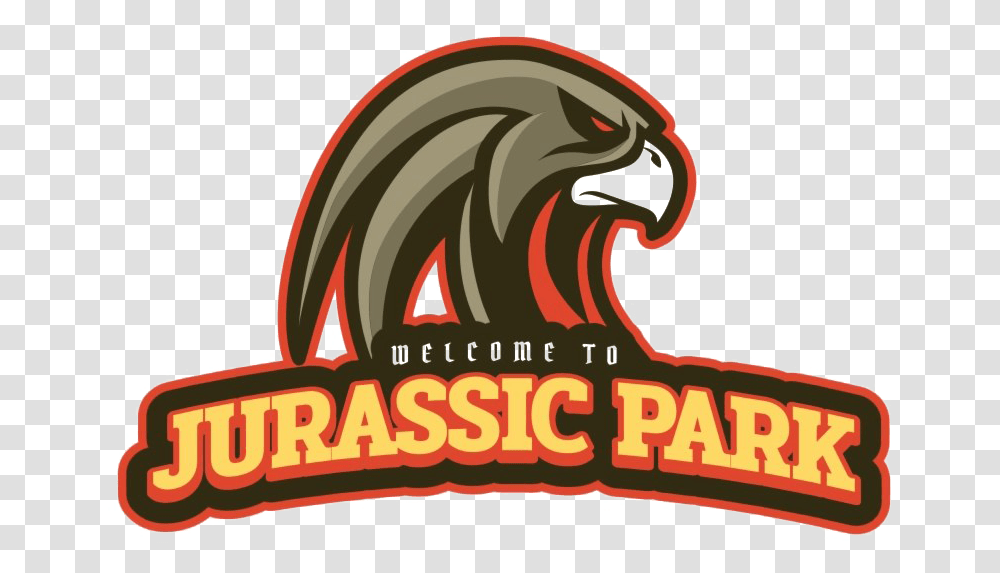Jurassic Park Logo All Big, Outdoors, Label, Text, Dragon Transparent Png