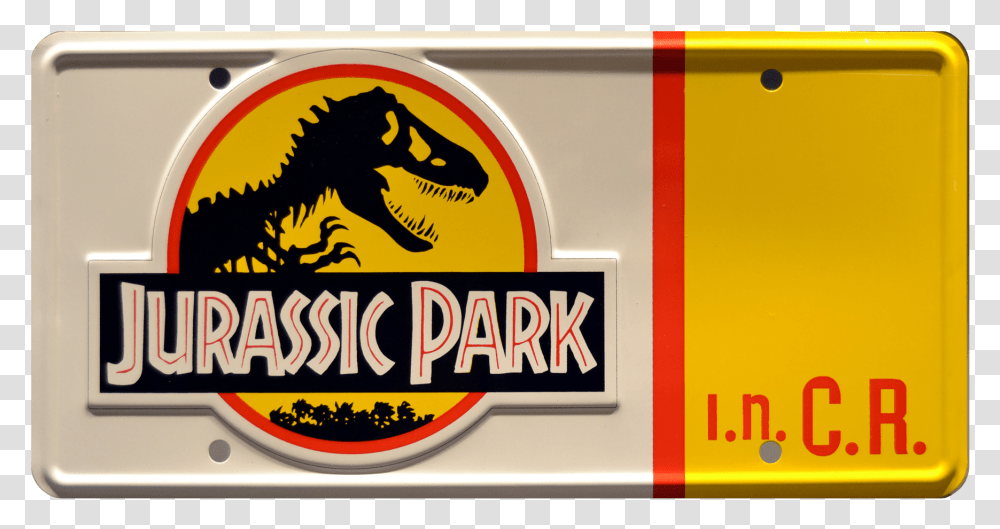 Jurassic Park Number Plate, Logo, Meal Transparent Png