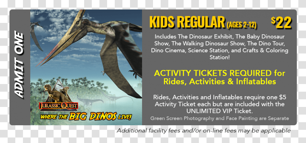 Jurassic Quest Tickets, Poster, Advertisement, Animal, Flyer Transparent Png