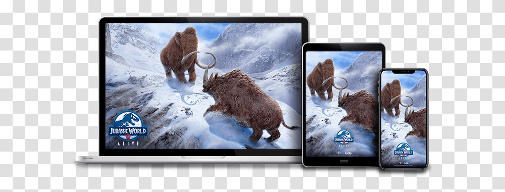 Jurassic World Alive Wallpapers Grizzly Bear, Wildlife, Mammal, Animal, Cattle Transparent Png