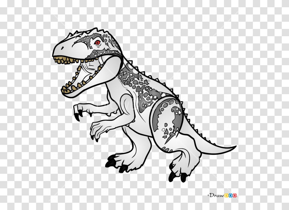 Jurassic World Dinosaur Drawing Photos Lego Jurassic World Drawings, Animal, Reptile, T-Rex, Person Transparent Png