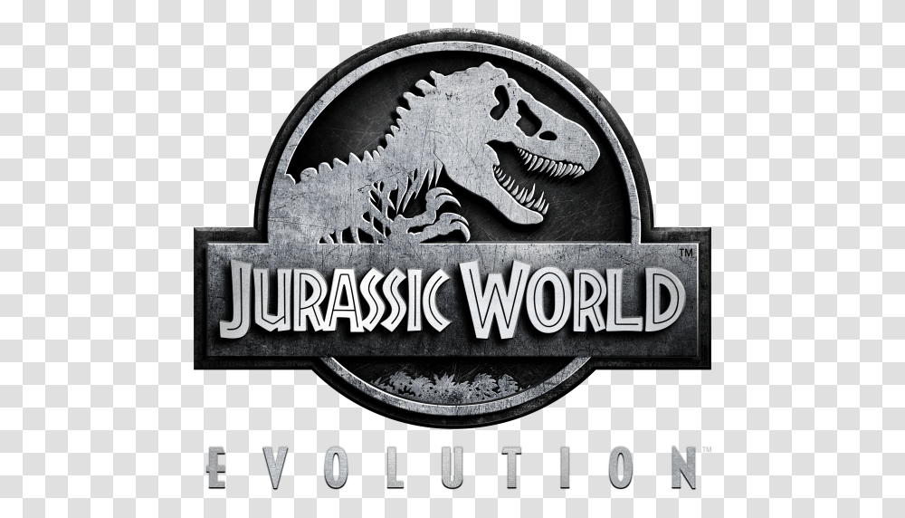 Jurassic World Evolution Logo, Poster, Advertisement, Trademark Transparent Png