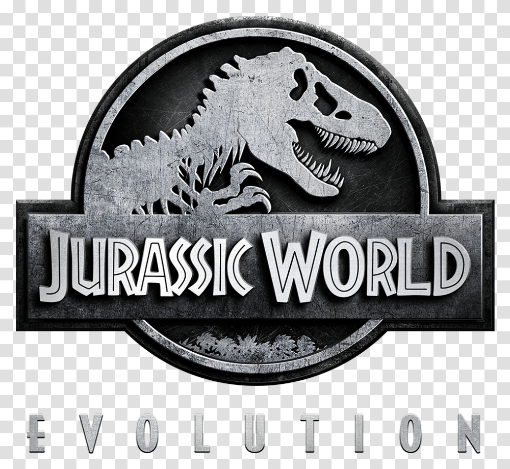 Jurassic World Evolution Logo, Animal, Reptile, Dinosaur Transparent Png
