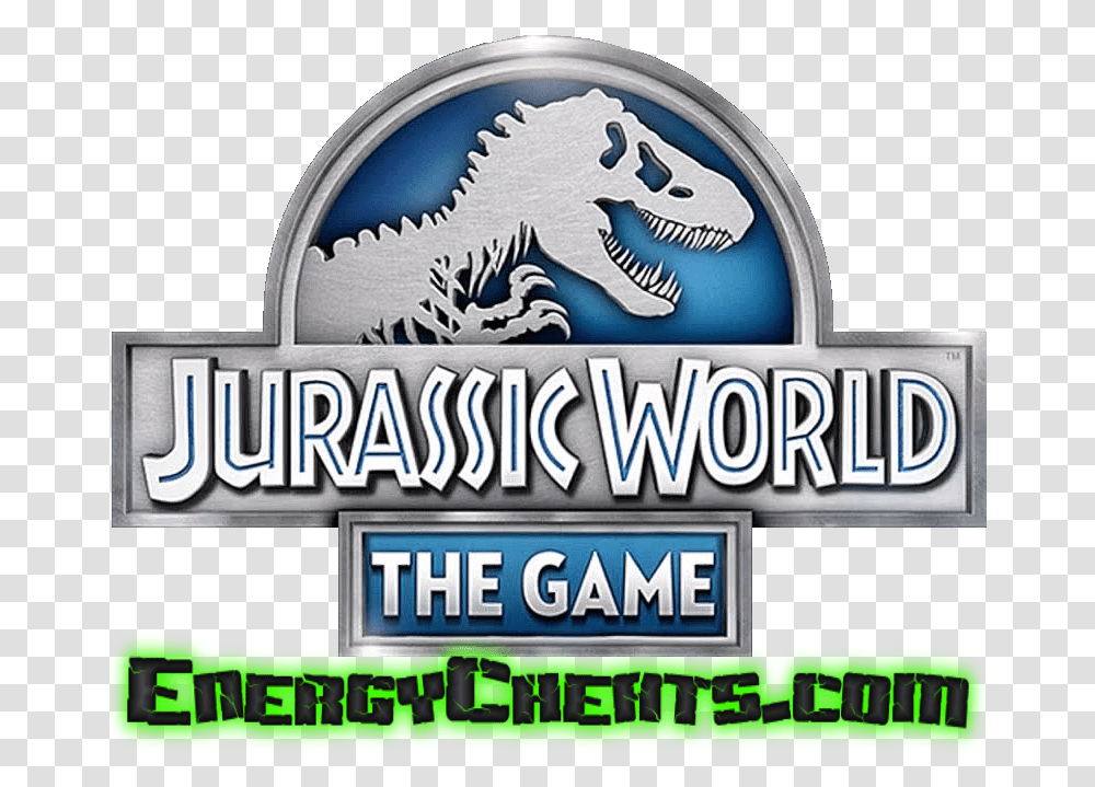 Jurassic World The Game Logo Jurassic World The Game, Word, Flyer, Brochure Transparent Png