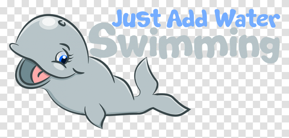 Just Add Water Swimming, Label, Mammal, Animal Transparent Png