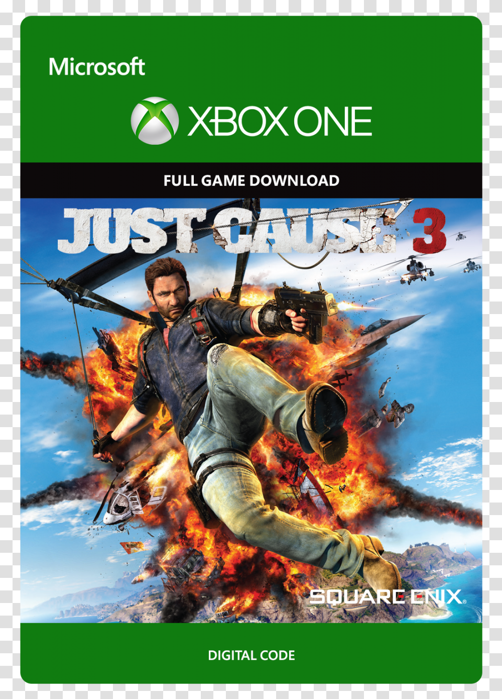 Just Cause Ps4 Game, Person, Poster, Advertisement, Fire Transparent Png