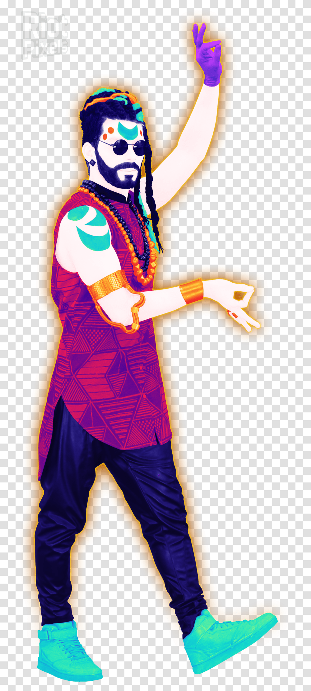 Just Dance 2017 Characters, Person, Accessories, Bead Transparent Png