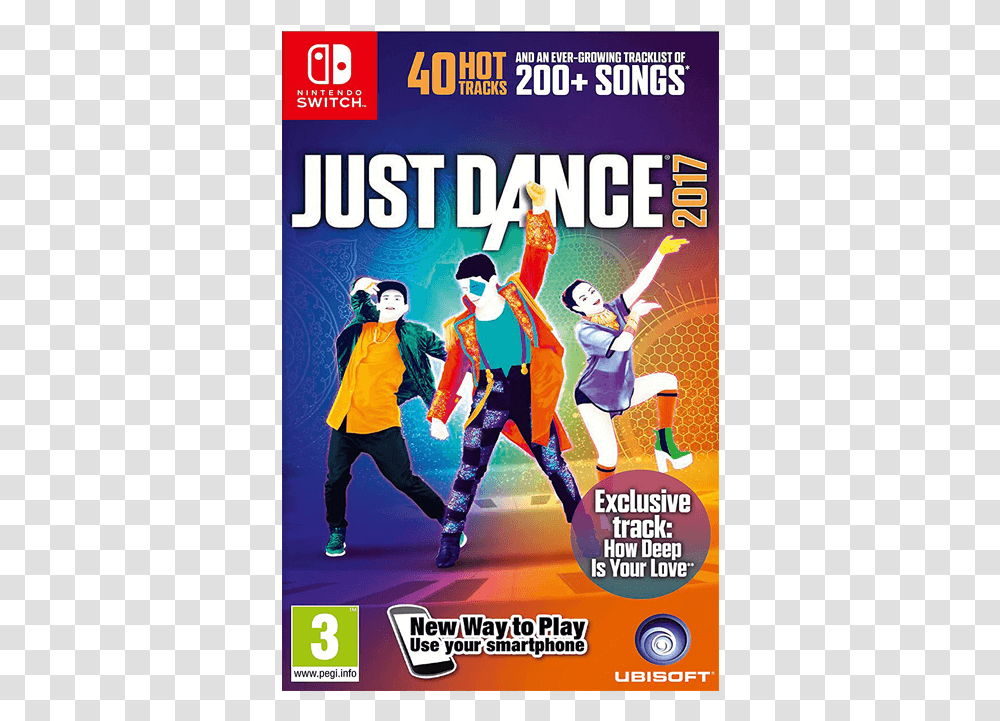 Just Dance 2017 Nintendo Switch, Advertisement, Poster, Flyer, Paper Transparent Png