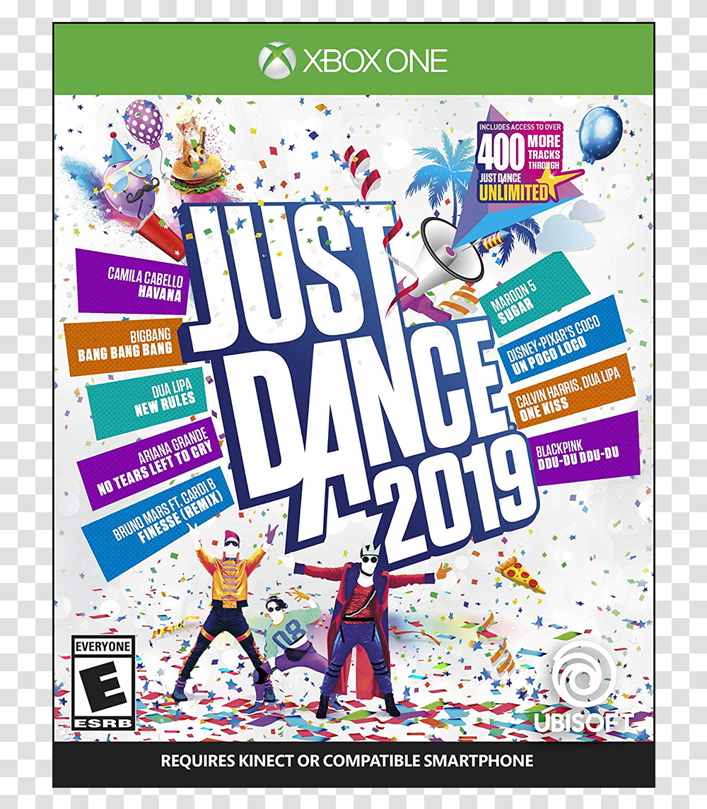 Just Dance 2019 Wii, Flyer, Poster, Paper, Advertisement Transparent Png