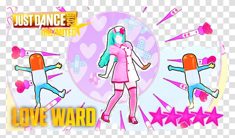 Just Dance Unlimited Love Ward Stars, Poster, Advertisement, Person, Flyer Transparent Png