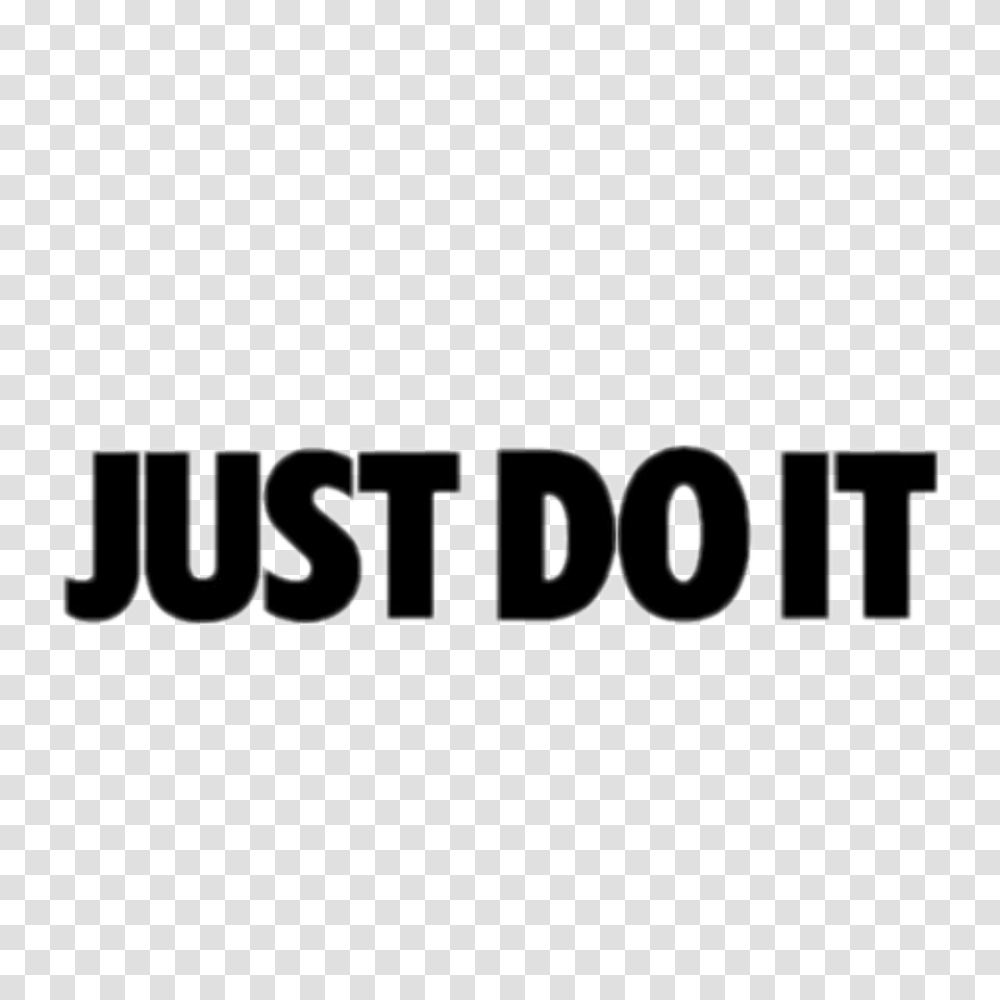 Just Do It Nike Justdoit Font Aesthetic Tumblr Sticker, Alphabet, Logo Transparent Png