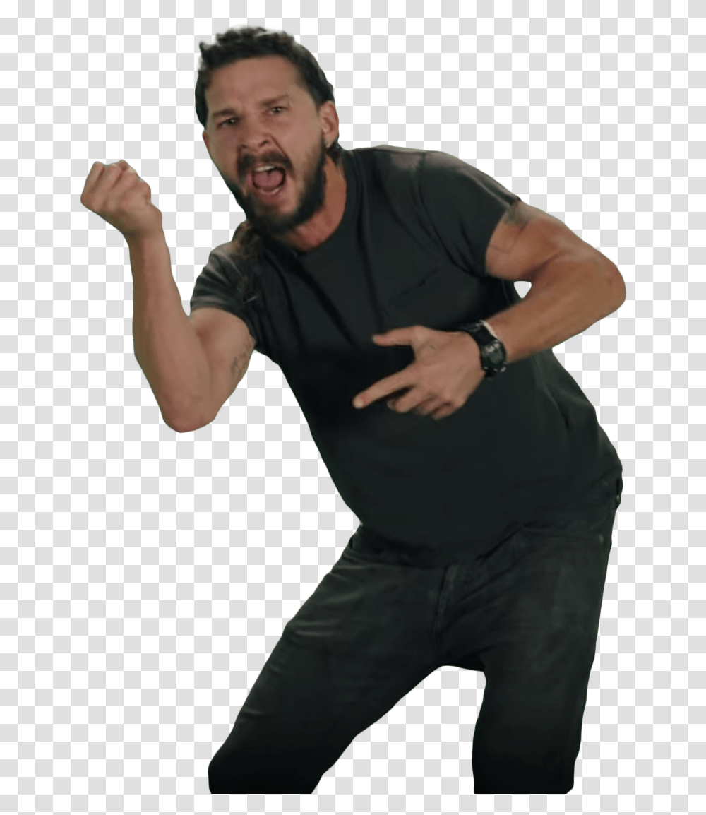Just Do It Shia Labeouf Fist Just Do It Meme, Person, Human, Sport, Sports Transparent Png