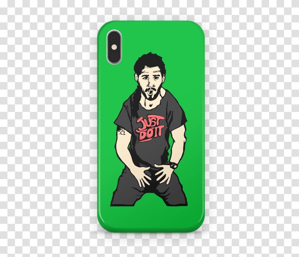 Just Do It Shia Mobile Phone Case, Person, Poster, Advertisement Transparent Png