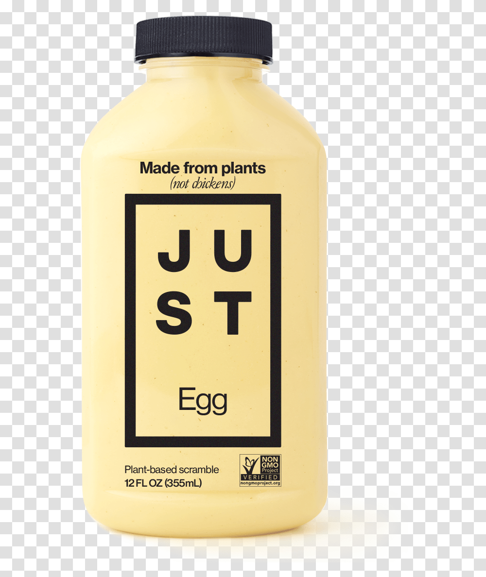 Just Egg, Bottle, Label, Milk Transparent Png