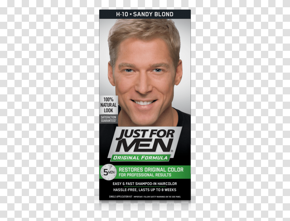 Just For Men Hair Color Brown, Magazine, Person, Human, Tabloid Transparent Png