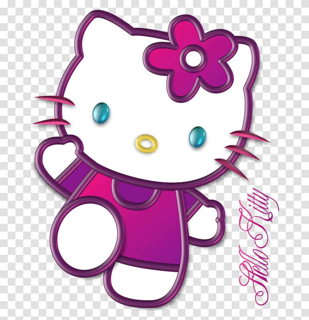 Just Hello Kitty By Riddlesx3 Hello Kitty Vector, Purple, Tree Transparent Png