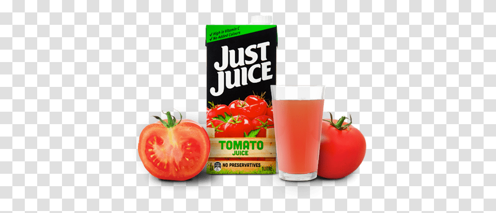Just Juice Tomato Juice Tomato Juice, Plant, Beverage, Drink, Food Transparent Png