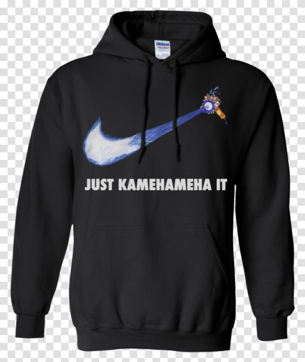 Just Kamehameha It Logo Nike Funny T Shirt You Wish Upon A Star Teachers, Clothing, Apparel, Sweatshirt, Sweater Transparent Png