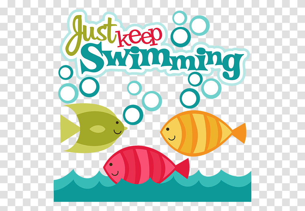 Just Keep Swimming Clipart Cute Swimming Clip Art, Animal, Sea Life Transparent Png
