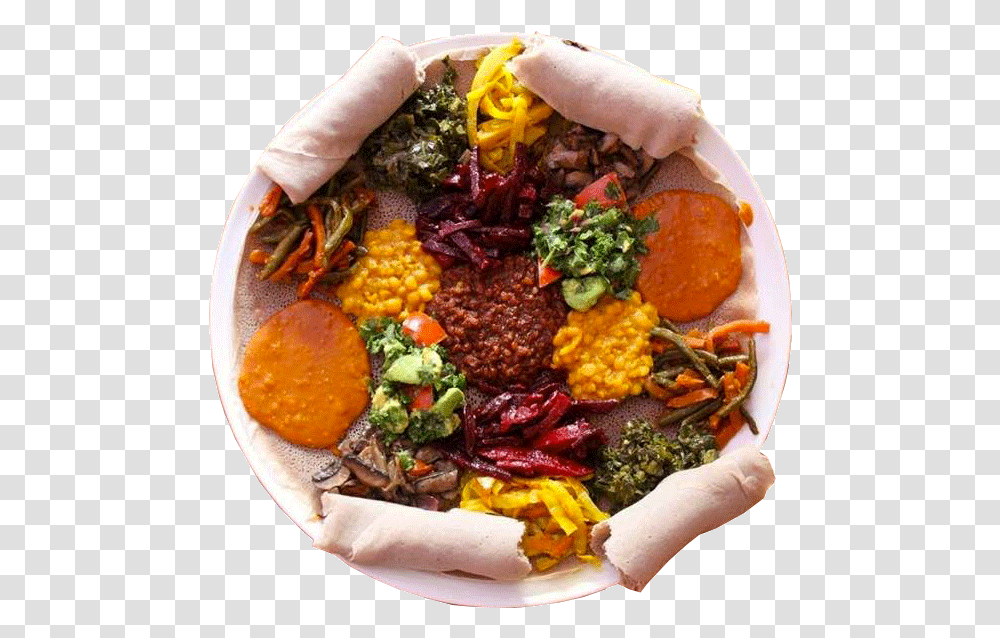 Just Like The Town Kebena S Ethiopian Restaurant Is Geez Ethiopian Restaurant, Dish, Meal, Food, Plant Transparent Png