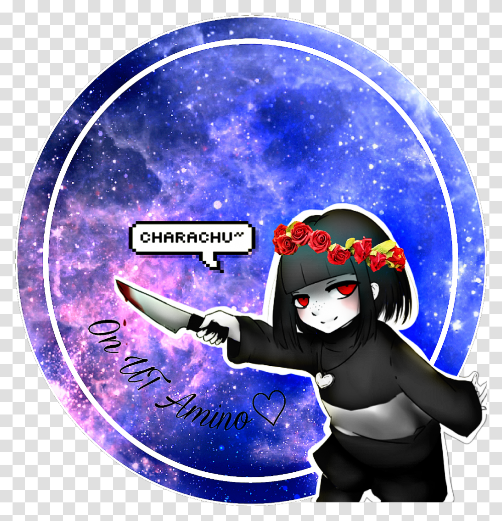 Just Made An Icon For Chara Ya Guys Like Itplease Cartoon, Disk, Person, Human, Dvd Transparent Png
