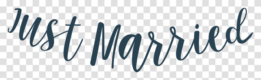 Just Married Banner Just Married Banner, Word, Label, Handwriting Transparent Png