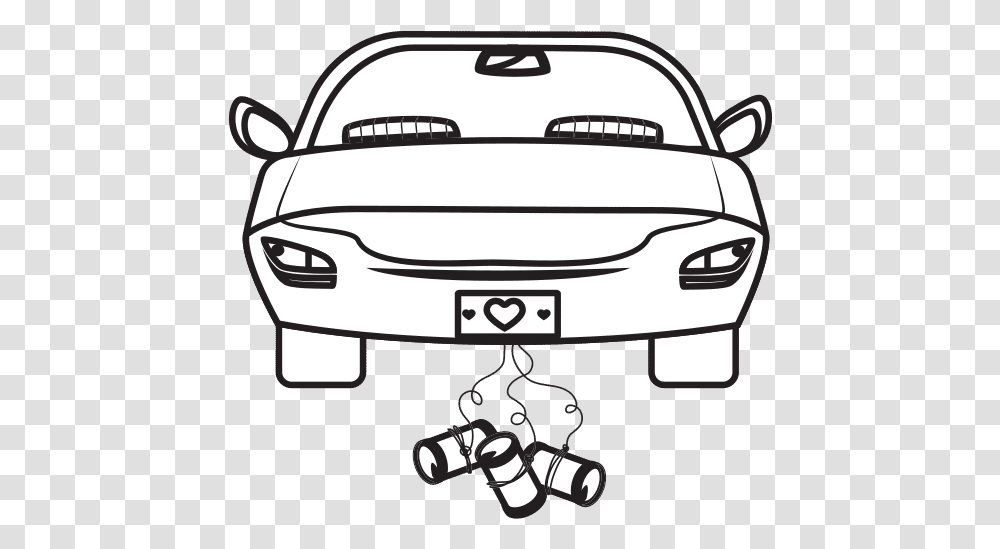 Just Married Car Icon Canva Automotive Decal, Bumper, Vehicle, Transportation, Light Transparent Png