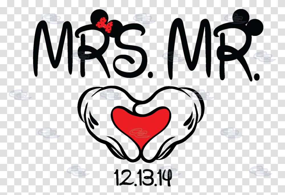 Just Married Clipart Mr Amp Mrs Disney, Heart, Bubble Transparent Png