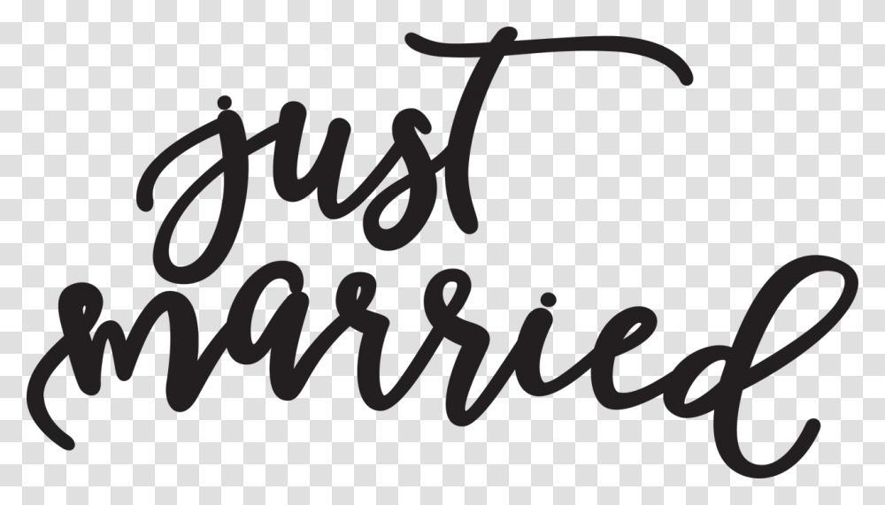 Just Married Just Married Font, Calligraphy, Handwriting, Alphabet Transparent Png