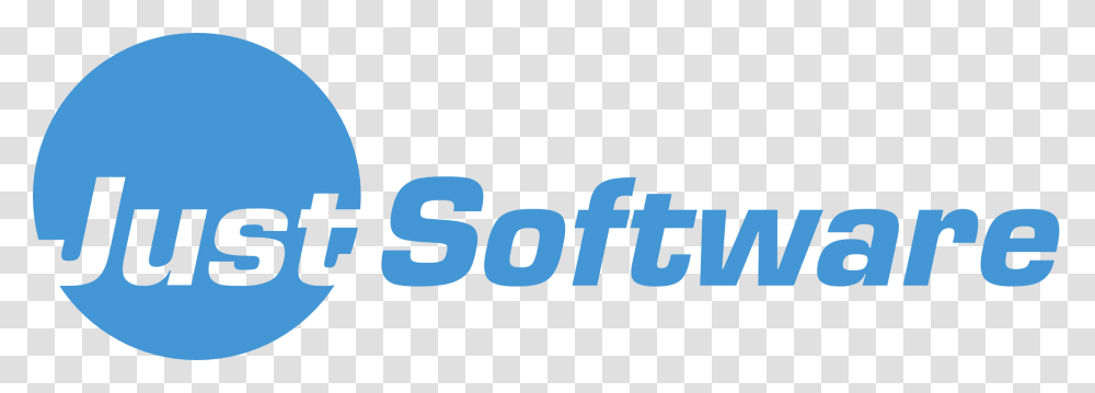Just Software Logo Blauer Kreis Auf Transparentem Hintergrund, Word, Baseball Bat Transparent Png