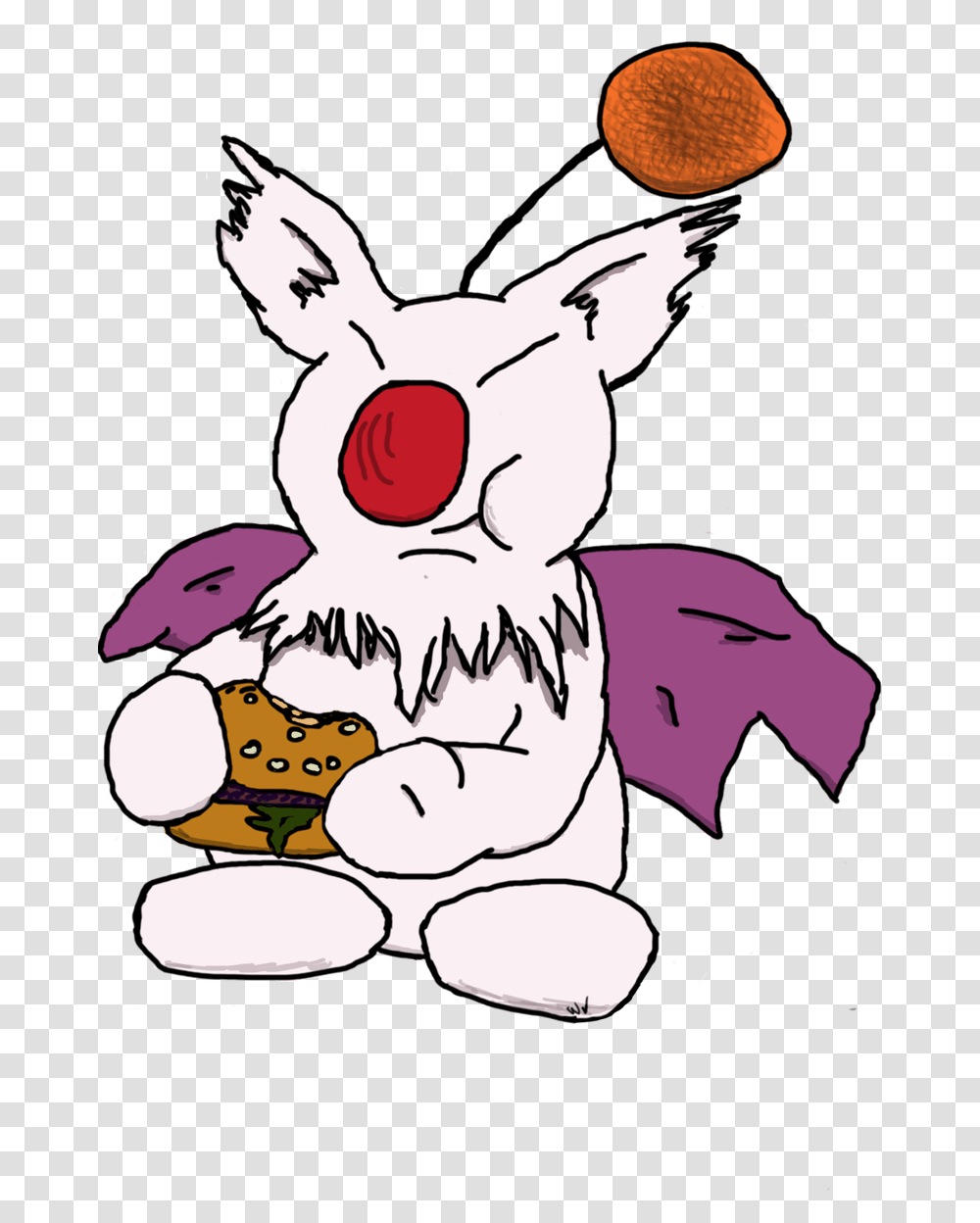 Just The Moogle Cartoon, Mammal, Animal, Wildlife, Rabbit Transparent Png