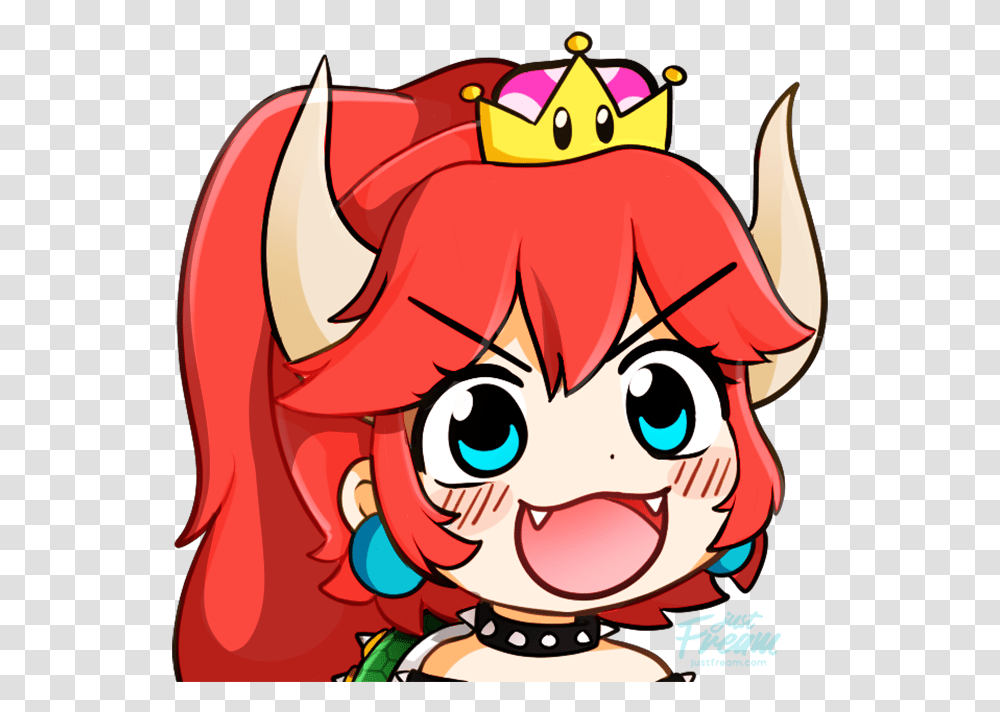 Justfream Bowsette, Label, Sweets, Food Transparent Png