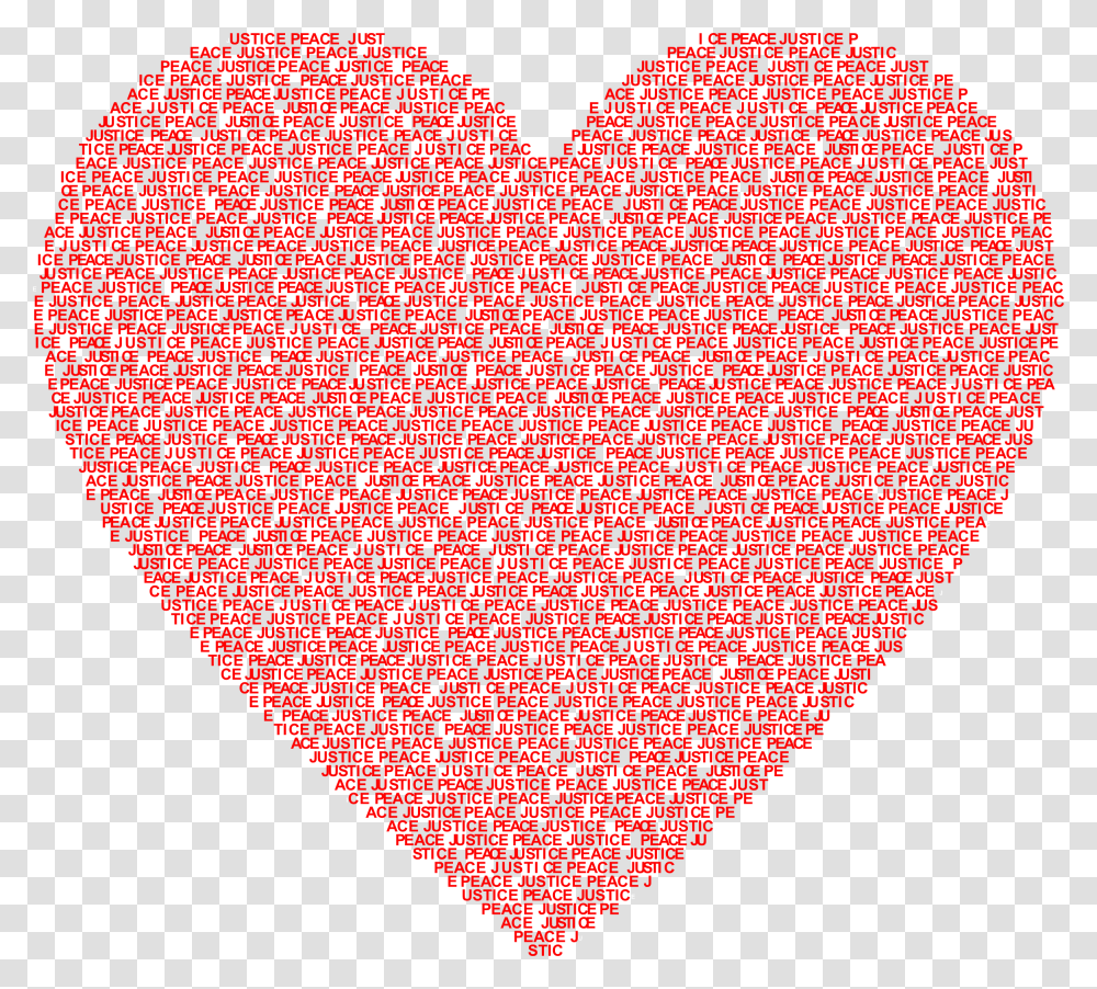 Justice And Peace Heart Clip Arts Fill A Shape With Text Svg, Rug Transparent Png